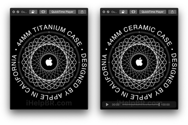 애플워치 시리즈5 유출사진.티타늄과 세라믹 케이스 옵션이 추가도리 것임을 보여준다. 사진=아이헬프BR