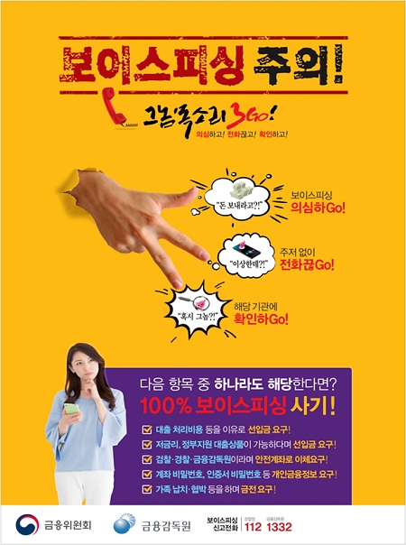 보이스피싱 핵심 요령 광고 포스터. 사진=금융위원회