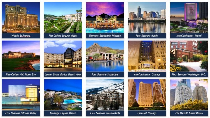 미래에셋자산운용은 미국 주요 거점에 위치한 최고급 호텔 15개를 인수하며 글로벌 플레이어로 발돋움하고 있다.