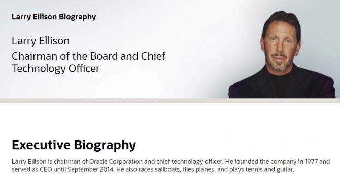[글로벌 CEO] 래리 엘리슨, 오라클(Oracle) 클라우드로 변신… 전세계 36개 DB 구축 , 아마존+ MS+ 구글 추월