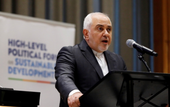 이란의 모하마드 자바드 자리프 외무장관.