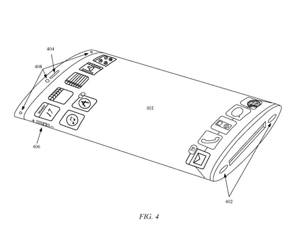 애플이 특허받은 전후면 디스플레이 스마트폰. 사진=미특허청