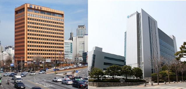 종근당과 동아에스티가 일본에서 '네스프'의 바이오시밀러 허가를 획득하며 시장 공략을 본격 시작한다. 사진은 각 회사의 건물 전경 모습. 사진=글로벌이코노믹 DB