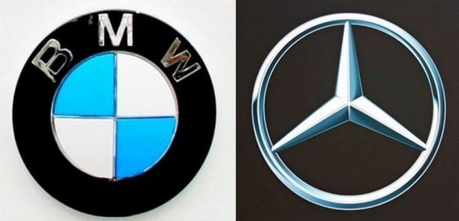 한국과 일본의 경제 갈등으로 일본 브랜드가 급추락한 가운데 유럽 브랜드가 8월에 이어 지난달에도 판매가 크게 늘었다. 벤츠는 300%, BMW는 110%의 판매 신장세로 각각 업계 1, 2위를 차지했다. 각사 엠블럼. 사진=글로벌이코노믹 정수남 기자