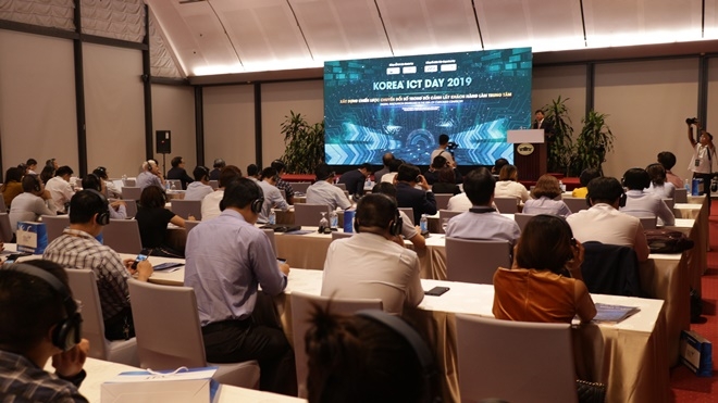 한국SW산업협회와 베트남디지털통신산업협회가 지난 2일,3일 베트남 국립컨벤션센터에서 코리아ICT데이2019 행사를 열었다. 사진=한국SW산업협회