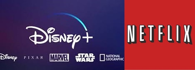 디즈니가 다음달 디즈니플러스 서비스 시작을 앞두고 자사 TV채널에서 넷플릭스 광고를 중단시킨 것으로 알려졌다. 