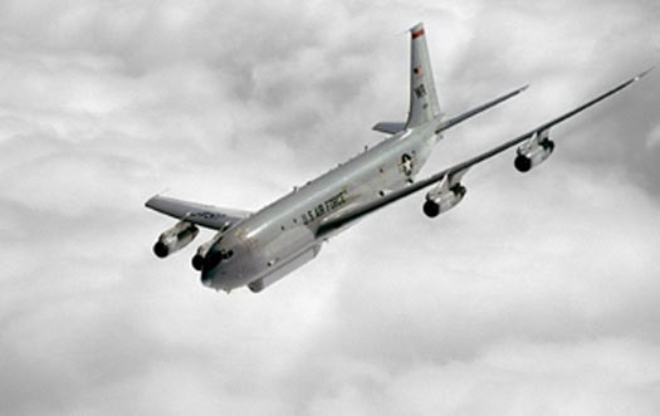 E-8C비행 모습. 사진=미공군