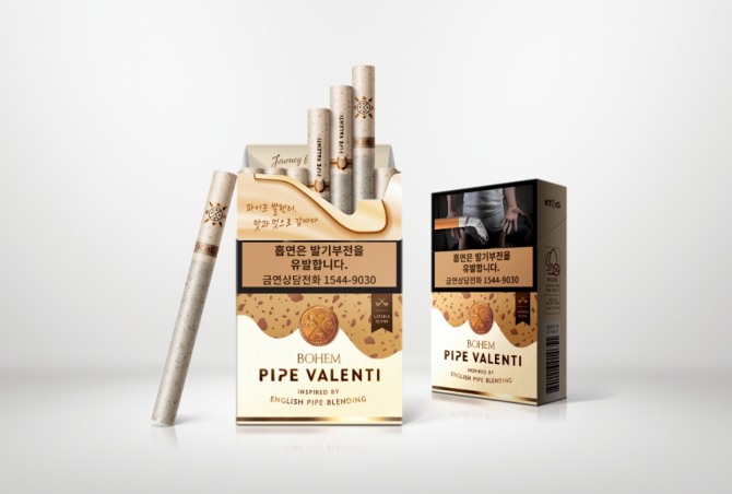 KT&G가 정통 잉글리쉬 파이프 담배를 경험할 수 있는 '보헴 파이프 발렌티를 선보인다. 사진=KT&G