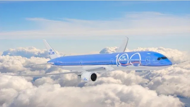 창립 100주년을 맞은 세계 최초 민간 항공사 KLM 네덜란드항공이 항공업계의 친환경화를 주도하고 있어 주목된다. 사진=KLM
