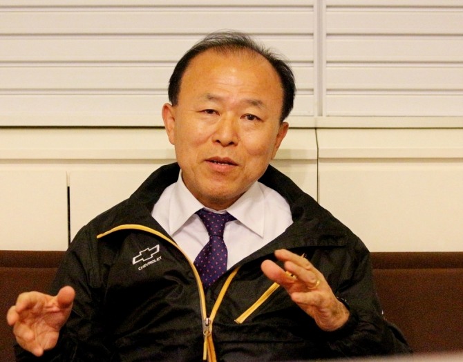 박노진 쉐보레 동서울대리점 대표는 12년간 '한국GM 판매왕'을 차지하는 등 입지전적 인물이다. 사진=글로벌 이코노믹 정수남 기자