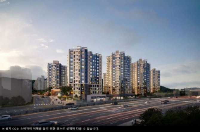 이수 스위첸 포레힐스 투시도. 사진=KCC건설