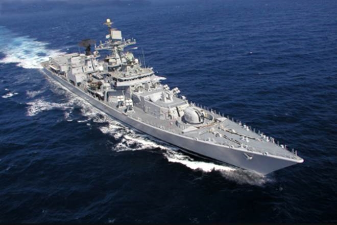 단거리 함대공 미사일 교체가 추진되고 있는 인도 해군의 초계함. 사진=파이낸셜익스프레스