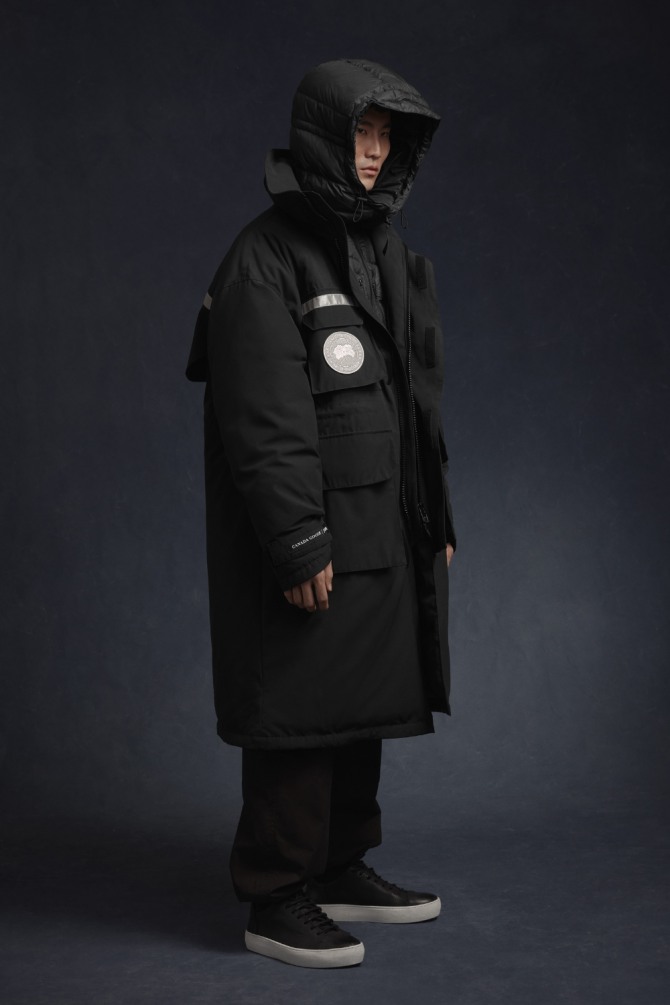 글로벌 브랜드 준지가 '19년 가을·겨울 시즌 파리 컬렉션'에서  선보인 캐나다구스와의 협업 상품들을 출시했다. 사진=삼성물산 패션