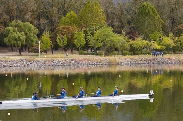 수상조정경기 현장. 사진 왼쪽부터 강이성, 최범서, 선진, 마지막은 서울지역 선수.사진=넷마블