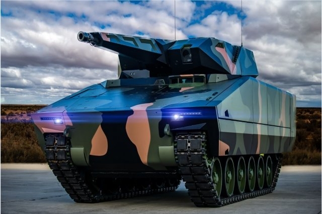 독일 방산업체 라인메탈이 호주 육군 미래 궤도형 장갑차로 제안한 KF-41 링승 장갑차. 사진=라인메탈