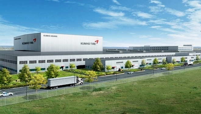 금호타이어는 한국, 중국, 미국, 베트남 등에 8개 타이어 생산공장을 운영하고 있다. 미국 조지아 공장. 사진=금호타이어