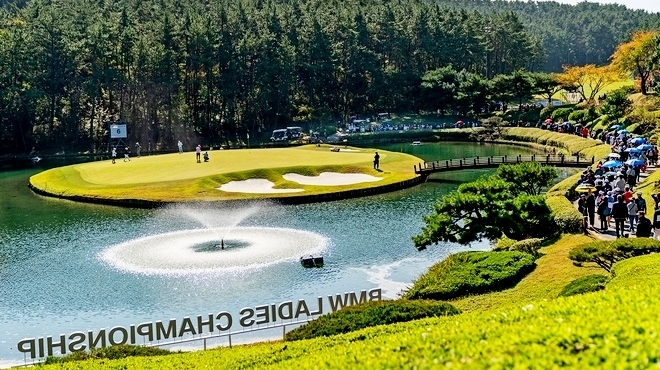 BMW 코리아가 24일부터 27일까지 진행한 국내 유일의 LPGA 대회인 ‘BMW 레이디스 챔피언십’이 화려한 막을 내렸다. 대회장 전경. 사진=BMW 코리아