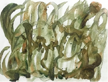 황창하 작 'Tamed(길들여짐)', 2017, 23x17cm