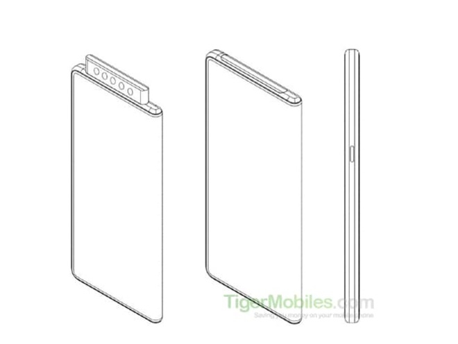 샤오미가 지난 8일 특허받은 5개의 팝업카메라가 들어가는 폴더블폰. 사진=CNIPA