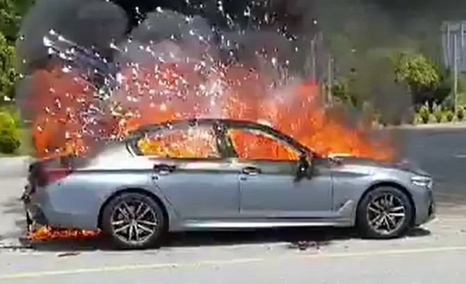BMW 화재 자료사진