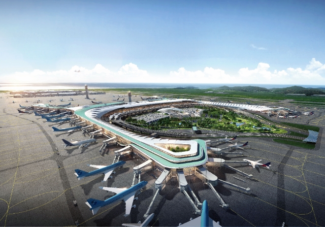 인천공항 제2여객터미널 조감도. 사진=인천국제공항공사 