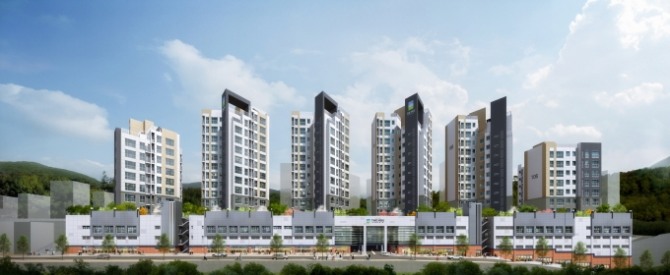 꿈의숲 한신더휴' 투시도. 사진=한신공영