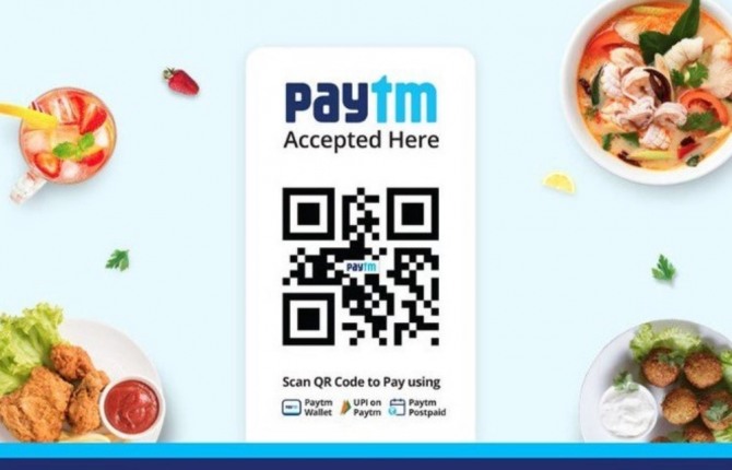 인도 디지털 결제 회사 ‘페이티엠(Paytm)’의 QR 코드가 인도 결제시장에 혁신을 불러일으키고 있다. 자료=페이티엠