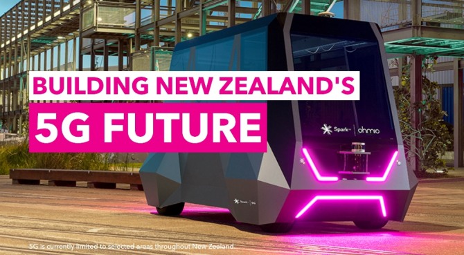뉴질랜드 통신사업자 ‘스파크(Spark NZ)’가 5개 도시에서 5G 상용서비스를 제공한다. 자료=스파크