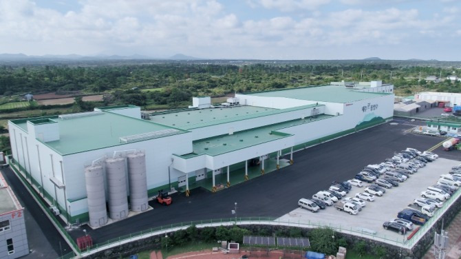 오리온 제주용암수 공장 전경. 사진=오리온