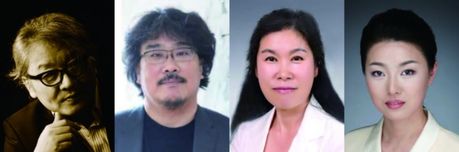 정재호, 봉준호, 신혜영, 송인정(왼쪽부터)