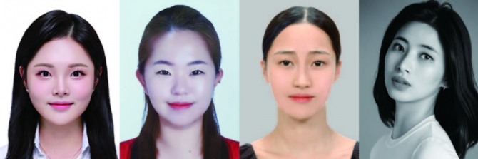 정유정, 이은지, 김민지, 정예영(왼쪽부터)