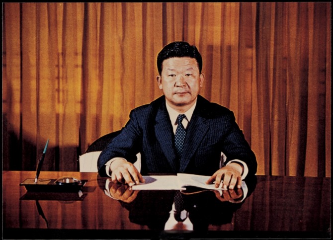 1970년 1월 LG그룹 취임 당시의 구자경 명예회장