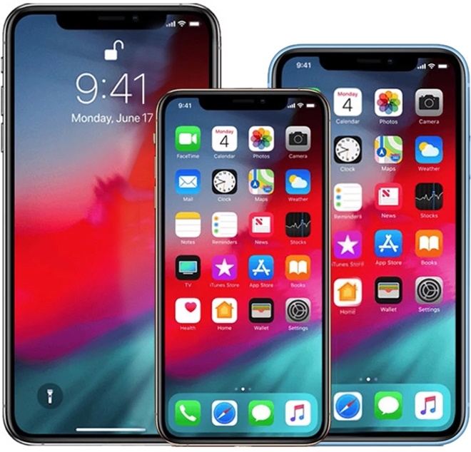 아이폰11(왼쪽부터), 아이폰11프로,아이폰프로맥스.사진=애플