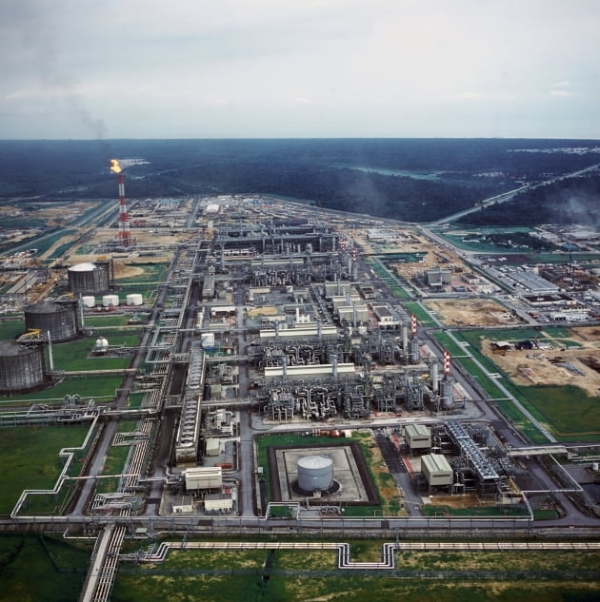 나이지리아 보니섬에 위치한 LNG 플랜트 전경. 사진=대우건설 