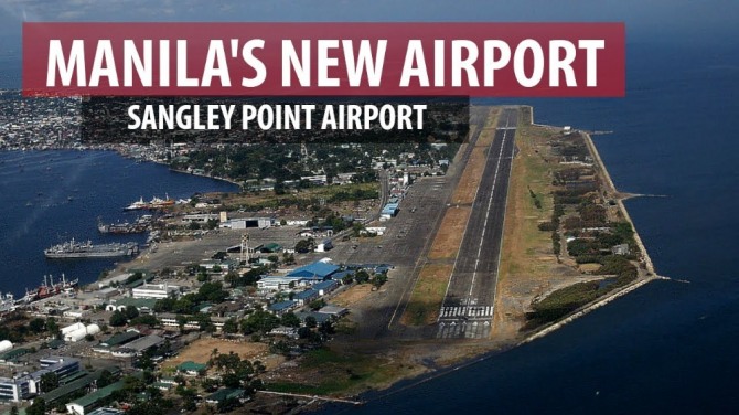 마닐라 외곽 생글리포인트 국제공항 확장 프로젝트에 중국교통건설(CCCC)과 필리핀 매크로아시아(MacroAsia)가 선정됐다. 자료=유튜브