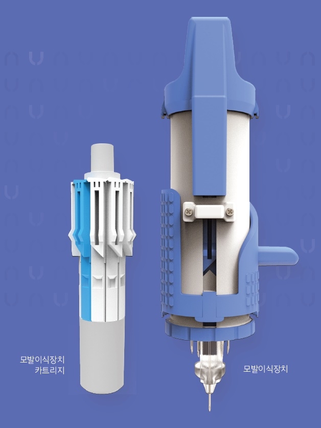 ETRI 연구진이 개발한 연발형 식모기 구성품 설명 사진. 사진=ETRI