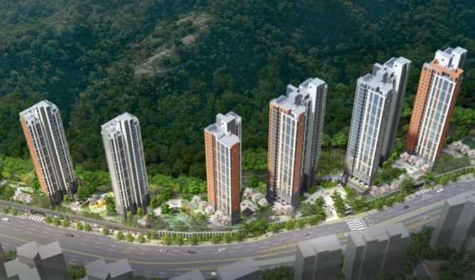 e편한세상 홍제 가든플라츠 조감도.사진=대림산업