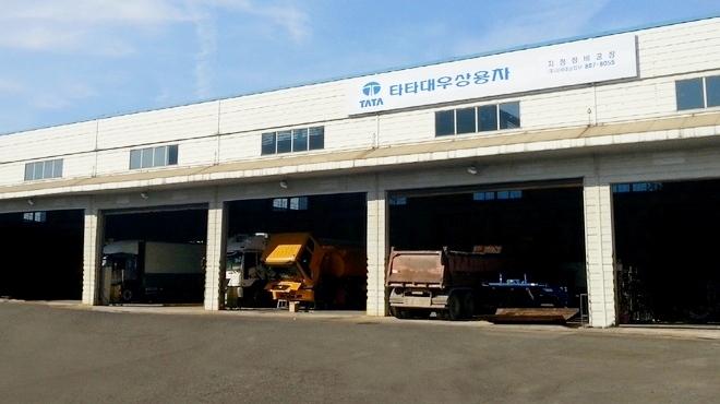 타타대우가 AS 강화를 위해 인천의 ‘차세대공업사’를 중구에서 동구로 확장 이전 개설했다. 사진=타타대우