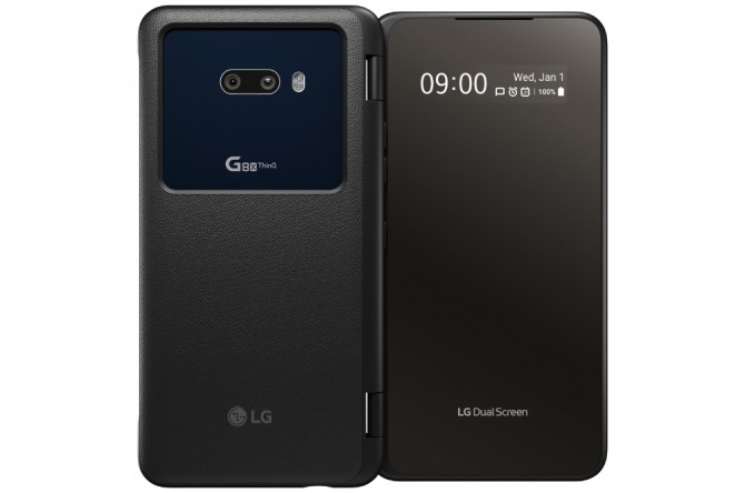 LG전자의 듀얼 스크린 스마트폰 LG G8X 씽큐. 사진=LG전자