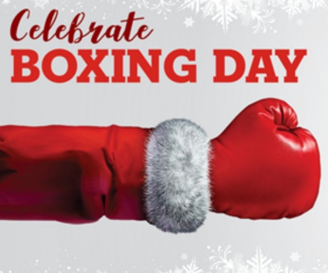 영국의 성탄절 다음날은 박싱데이(Boxing Day)로 불리는 연휴로 주로 쇼핑으로 이어진다. 자료=트위터