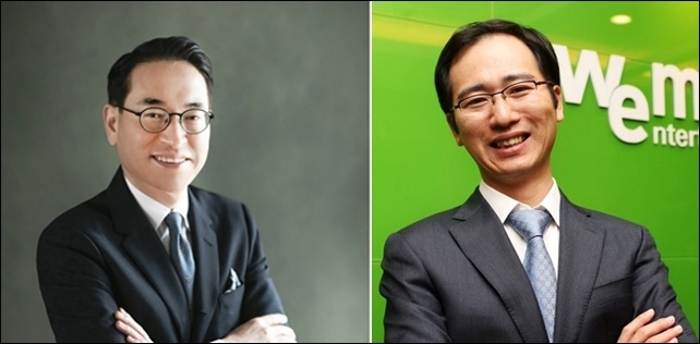 2020년 쥐띠해 IT게임업계 CEO. 1960년생 홍원표 삼성SDS 대표(왼쪽)과 1972년생 박관호 위메이드 의장. 사진=각 사