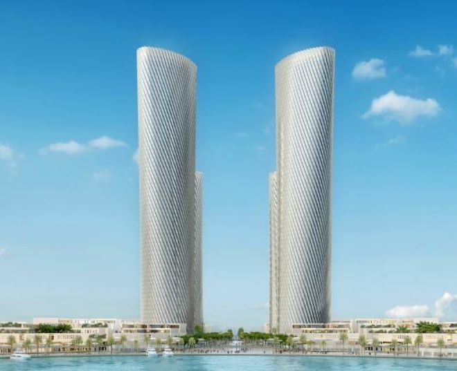카타르 '루사일 프라자 타워' 조감도. 사진=현대건설