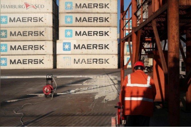 세계 최대 해운사인 덴마크의 머스크가 육상 운송으로 사업영역을 확대한다. 사진=로이터