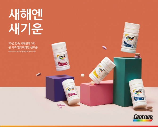 한국화이자제약이 '센트룸' 카카오톡 설날 패키지를 선보였다. 사진=한국화이자제약