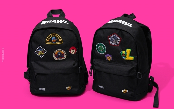 브롤스타즈 X 라인프렌즈 공식 제품인 백팩. 사진=라인프렌즈