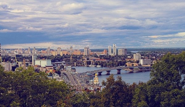 우크라이나 수도 키예프.