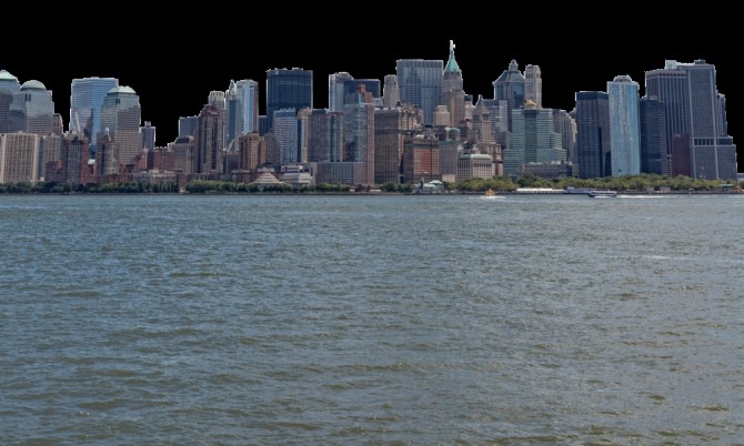 베스 배드 앤 브욘드 본사가 위치한 뉴저지에서 바라본 맨해튼의 스카이라인이 을씨년스러워 보인다. 사진=글로벌이코노믹