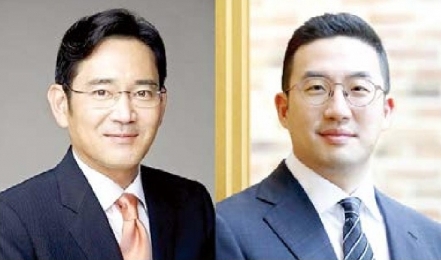 이재용 삼성전자 부회장(왼쪽)과 구광모 LG그룹 회장.