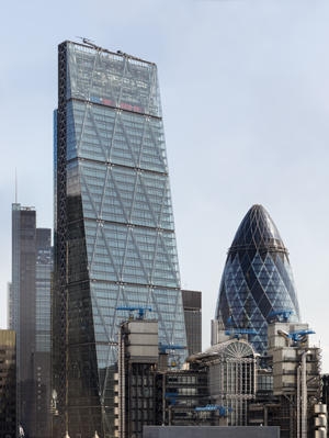 중국 부동산재벌 청 충 키우 소유 런던 초고층 빌딩 '치즈그래터' 전경. 사진=위키피디아