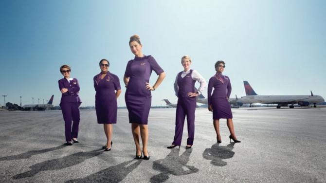 건강문제 야기로 교체하기로 결정한 델타항공의 여성 유니폼.